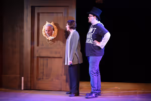 Cast (L-R): Paul Panico, Cindy Pearl, and J. Bailey Burcham
@ BroadwayWorld Cast (L-R): Paul Panico, Cindy Pearl, and J. Bailey Burcham
Photo