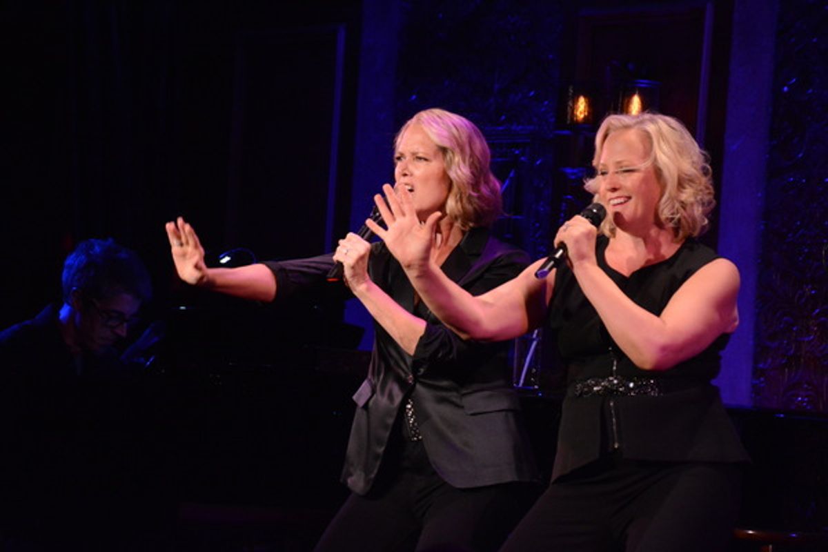 Rebecca Luker and Sally Wilfert at 