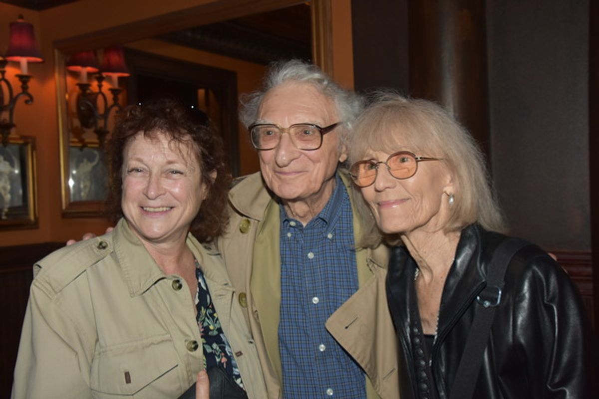 Neva Small, Sheldon Harnick and Margery Gray Harnick at 