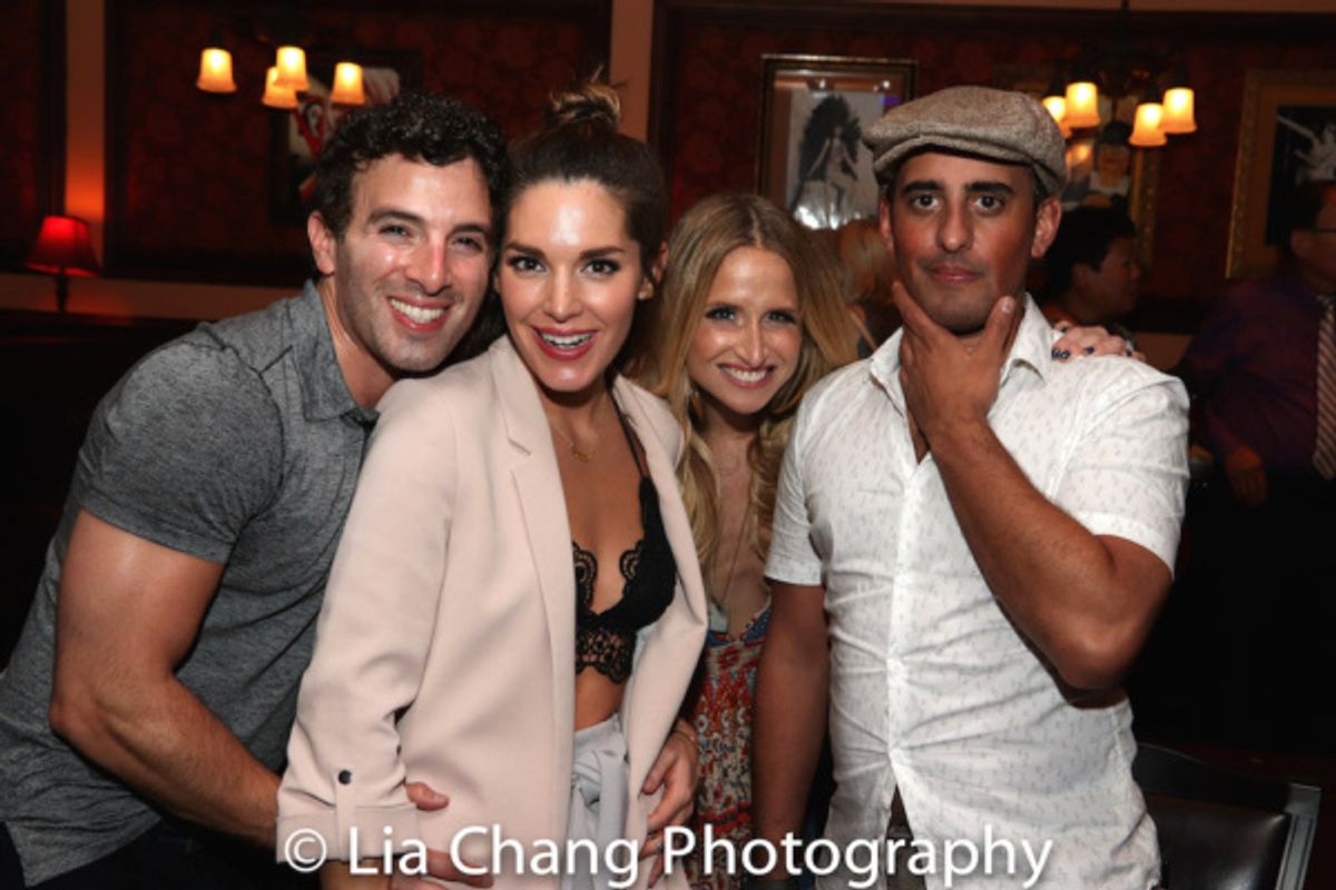 Jarrod Spector, Kelli Barrett, Becca Kotte and Nehal Joshi at 