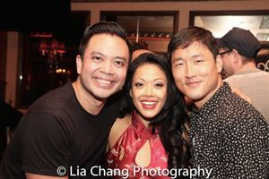 FLOWER DRUM SONG reunion Jose Llana, J. Elaine Marcos and Daniel May Photo