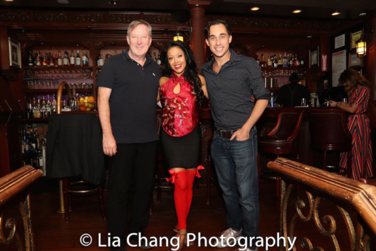 Musical Director John McDaniel, J. Elaine Marcos and Ryan Duncan at 