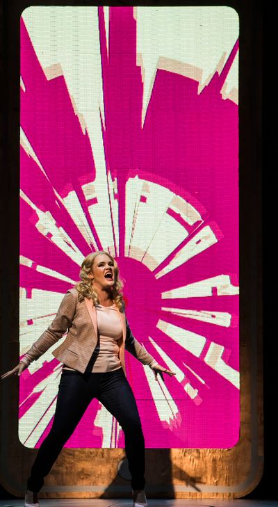 Casey Shuler plays Elle Woods in Legally Blonde, running September 5-October 21, 2018 Photo