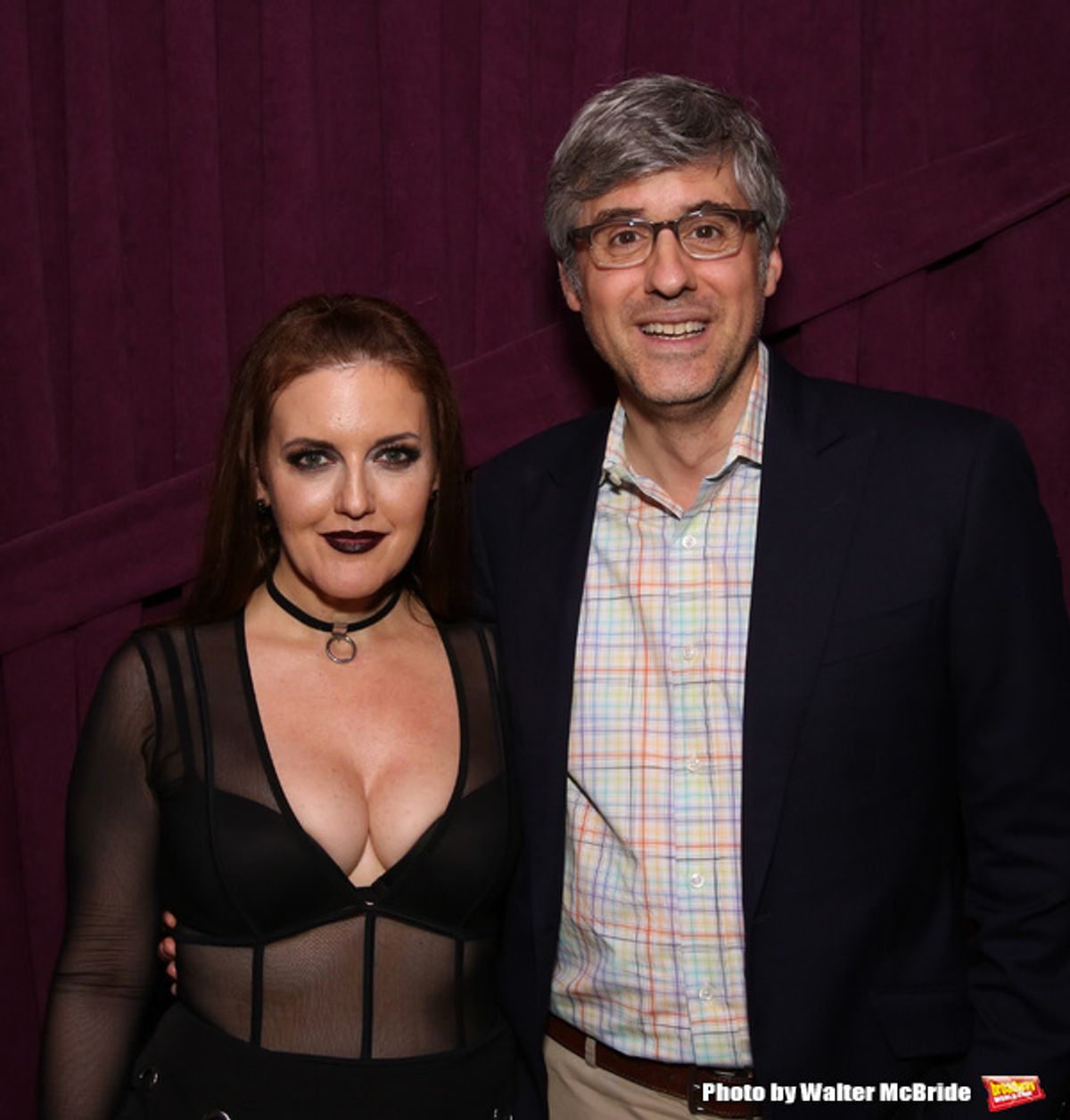 Jennifer Simard and Mo Rocca at 