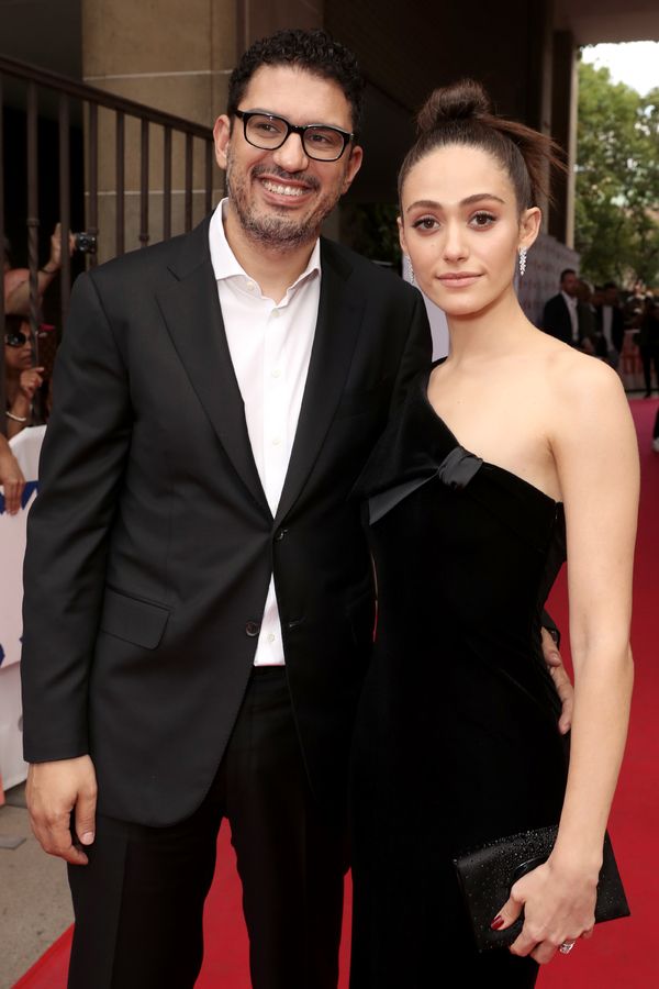 Sam Esmail, Emmy Rossum Photo