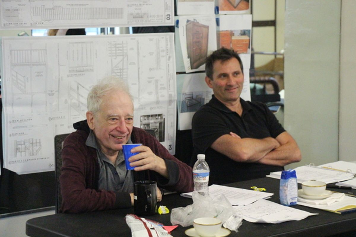 Director Austin Pendleton and Assistant Director Jonathan Mann at 