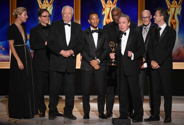 Andrew Lloyd Webber, Tim Rice and John Legend Photo