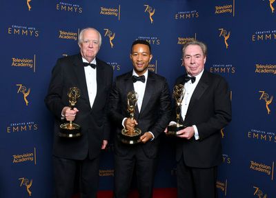 Tim Rice, John Legend, and Andrew Lloyd Webber Photo