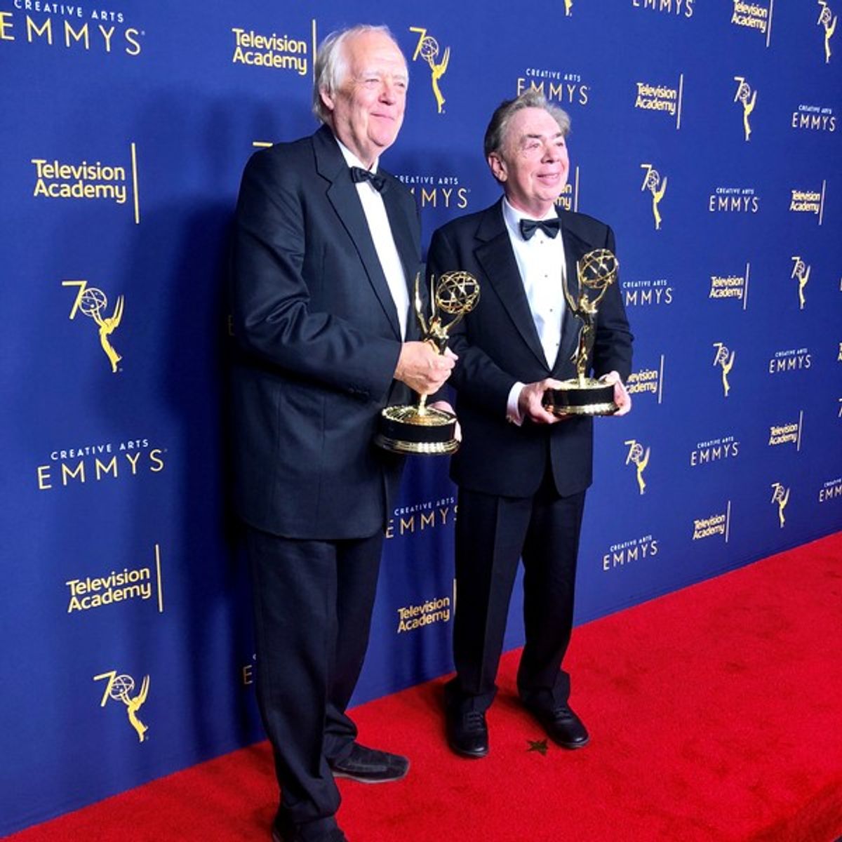 Tim Rice and Andrew Lloyd Webber at 