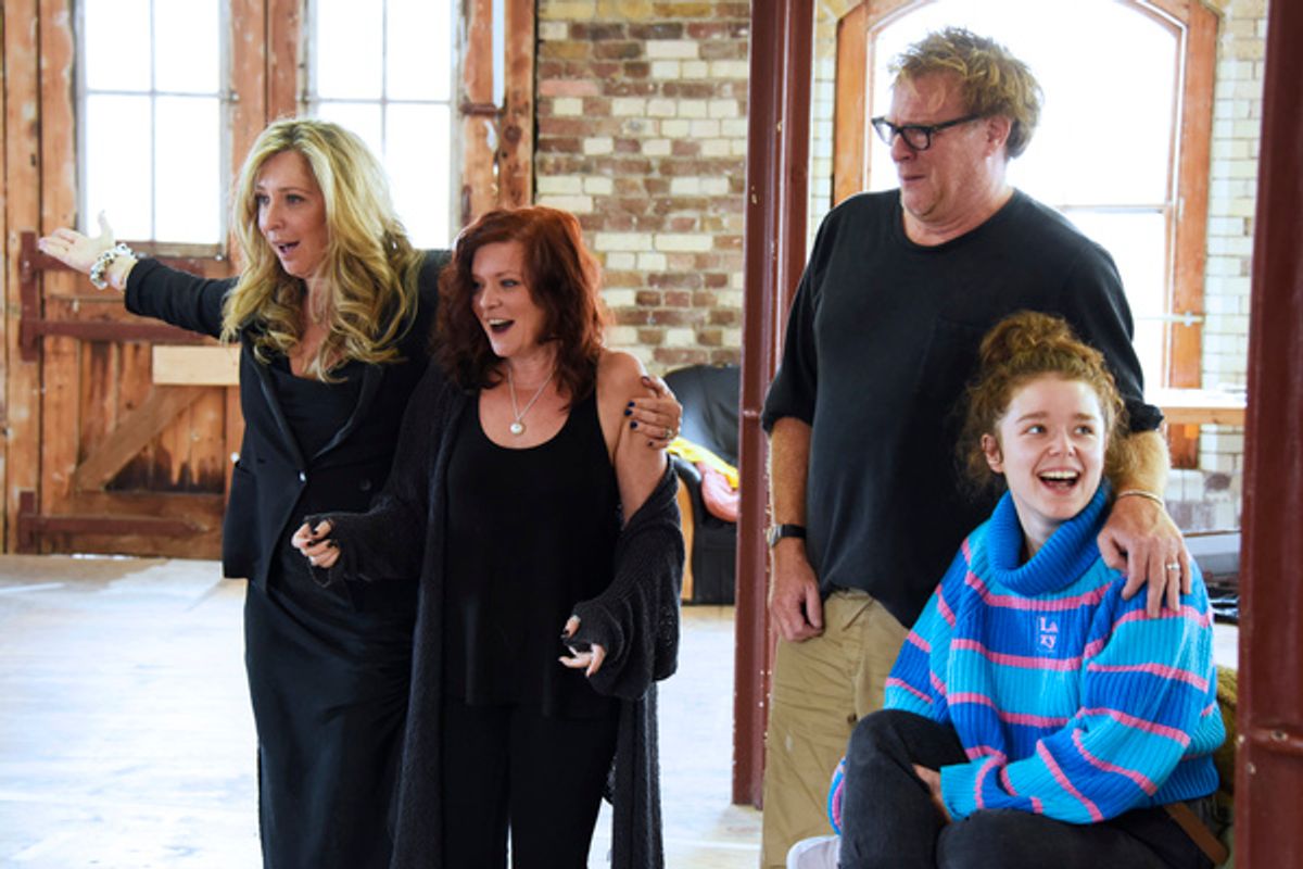 Tracy-Ann Oberman, Finty Williams, Chris Larkin, and Macy Nyman at 