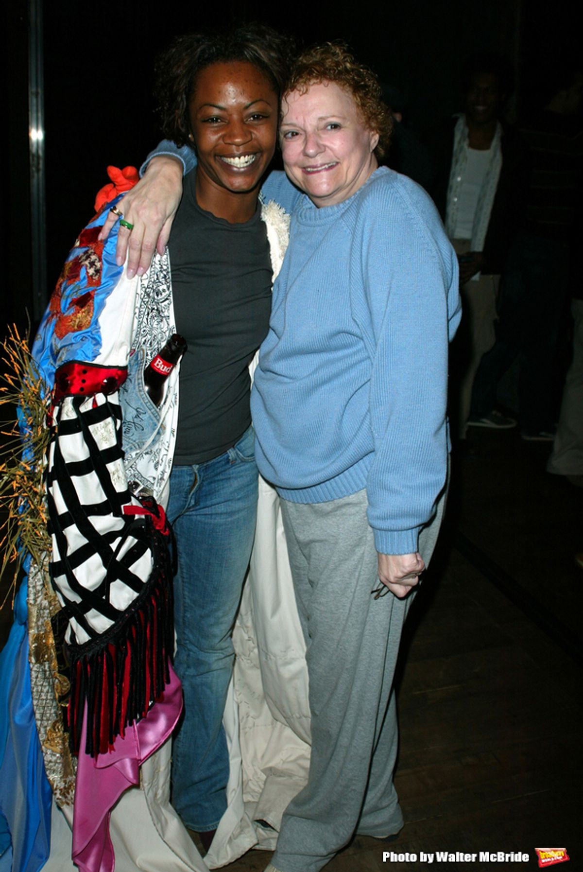 Carole Shelley and Kisha Howard (Gypsy Robe Winner) Attending the Opening Night Gypsy Robe Ceremony  for the New Broadway Musical, WICKED ( The Untold Story of the Witches Of Oz ), at the Gershwin Theatre in New York City.
October 30, 2003 at 