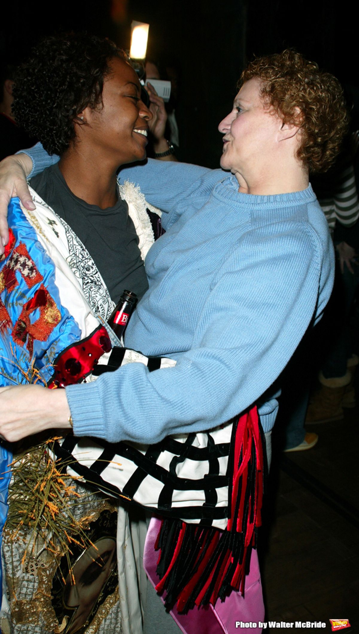 Carole Shelley and Kisha Howard (Gypsy Robe Winner) Attending the Opening Night Gypsy Robe Ceremony  for the New Broadway Musical, WICKED ( The Untold Story of the Witches Of Oz ), at the Gershwin Theatre in New York City.
October 30, 2003
 at 