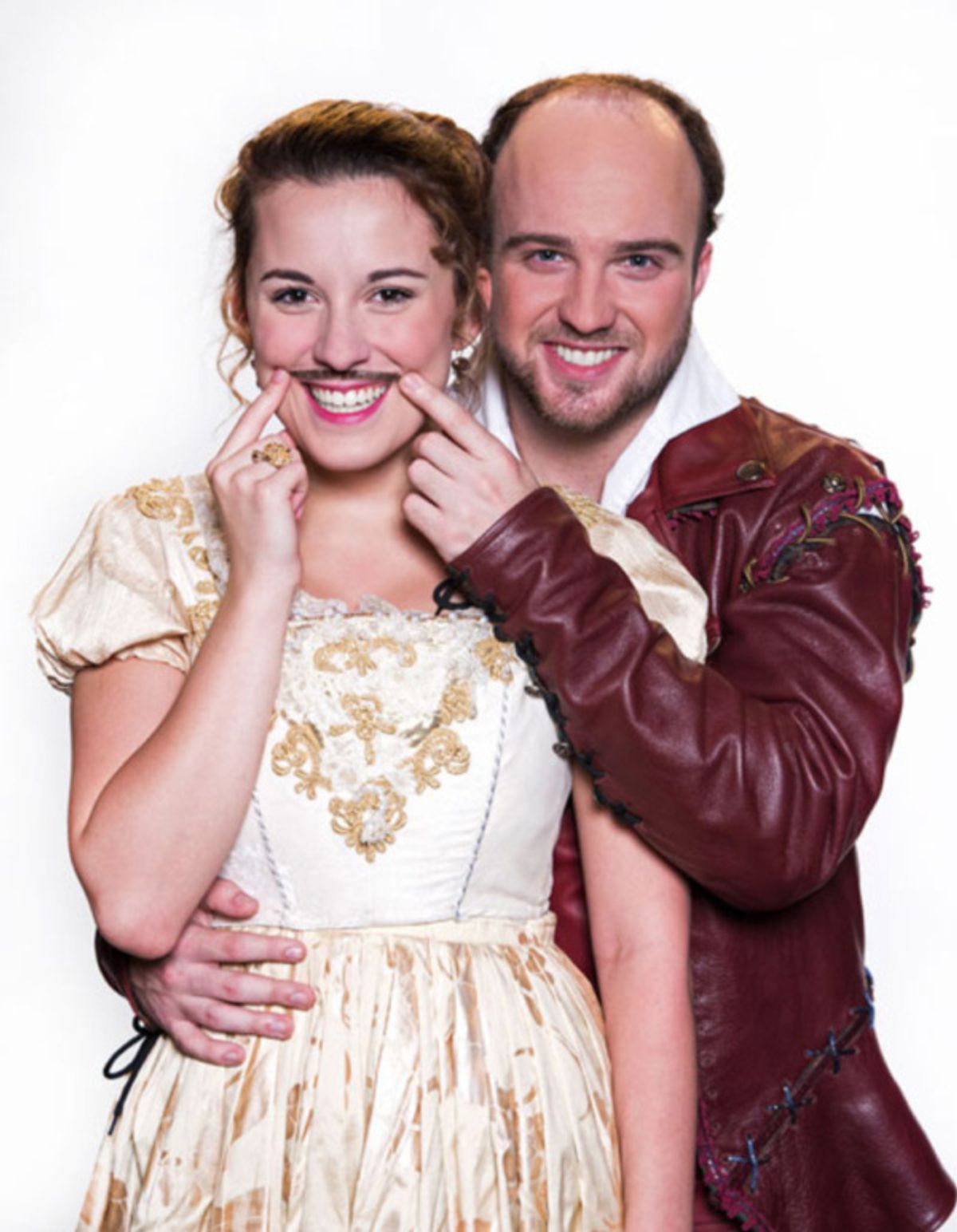 John Romanski as Will and Olivia Hensley as Viola at 