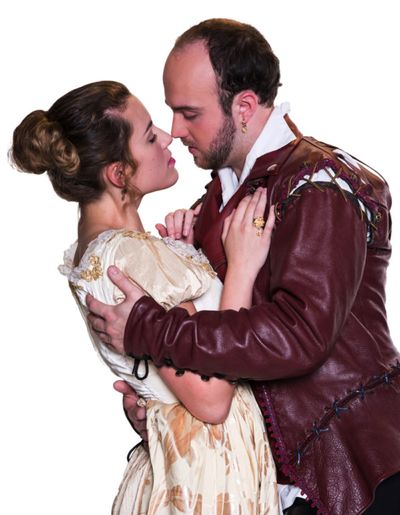John Romanski as Will and Olivia Hensley as Viola Photo