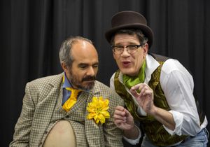 Giovanni Villari (Squatriglia), Mickey Abbate (as Chee-Chee).  Photo by Daniel Radar. Photo