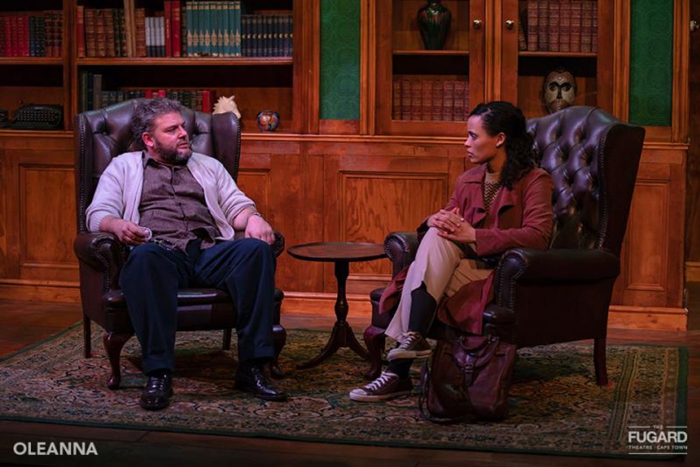 Review: Accusations and Exposés in the Power Play of OLEANNA at The Fugard  Image