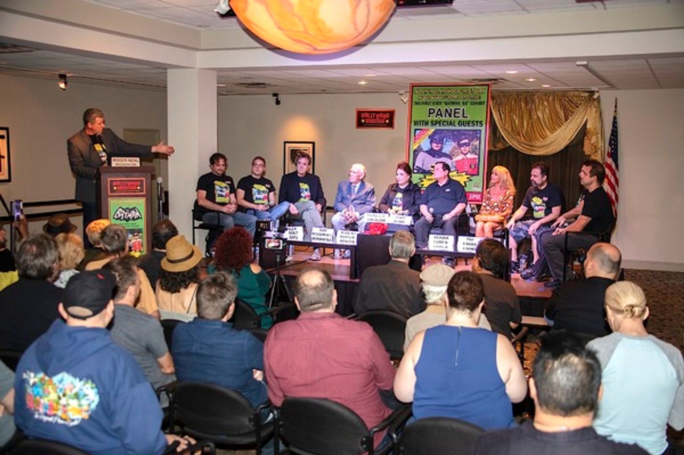 Photo Coverage: Batman's Robin, Burt Ward, Joins Series Experts at the BATMAN 66 EXHIBIT PANEL  Image