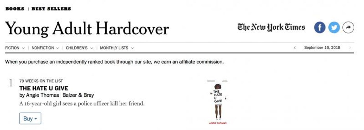 BWW Previews: THE HATE U GIVE Movie Release Bumped Up 2 Weeks! BWW Previews: THE HATE U GIVE Movie Release Bumped Up 2 Weeks! Image