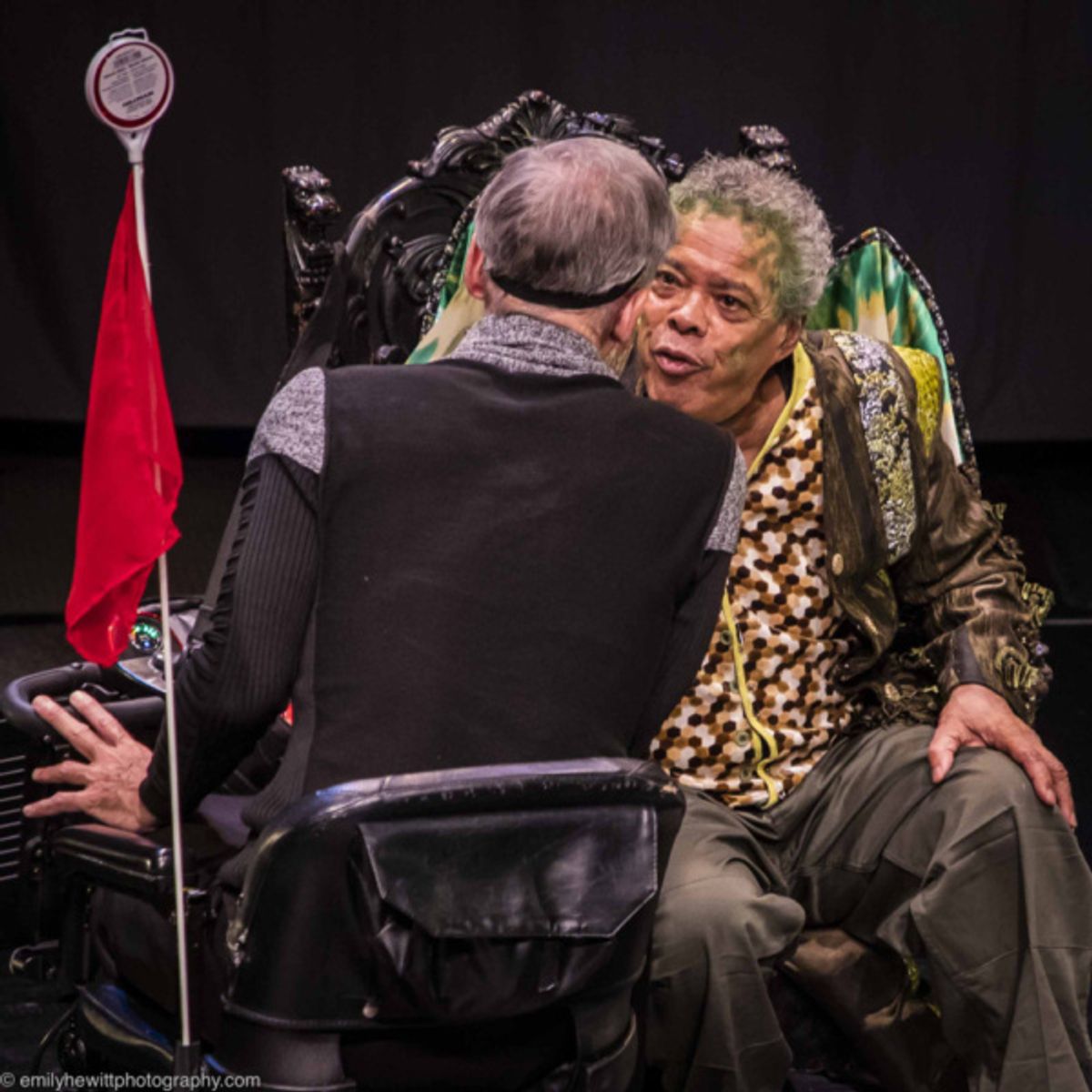 Steve Hauck and Charles Turner in Carrie Robbins 'The Dragon Griswynd.' at Theater for the New City and Artistic Director Crystal Fields' Dream Up Festival. Seats still available for the Wed 9/12 6:30 at 