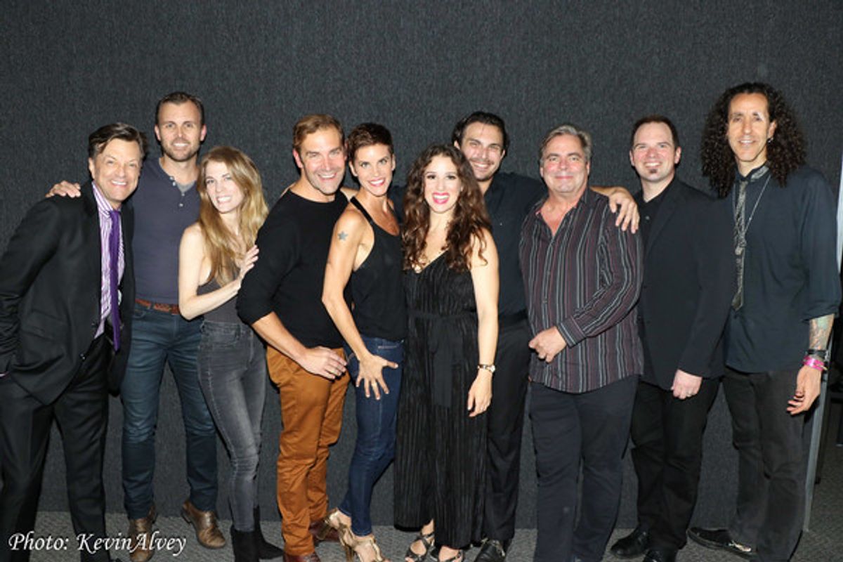 Jim Caruso, Tony LePage, Morgan Weed, Charlie Pollock, Jenn Colella, Chilina Kennedy, Brian Radock, Rick Fox, Nate Brown, Ivan Bodley at 