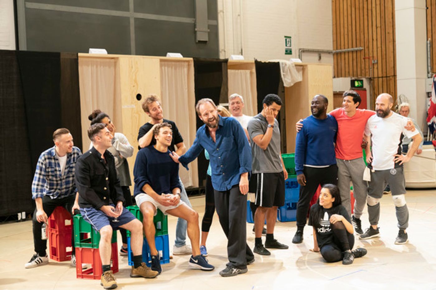 Photo Flash: In Rehearsal with Ralph Fiennes, Sophie Okonedo, and the Cast of ANTONY AND CLEOPATRA  Image
