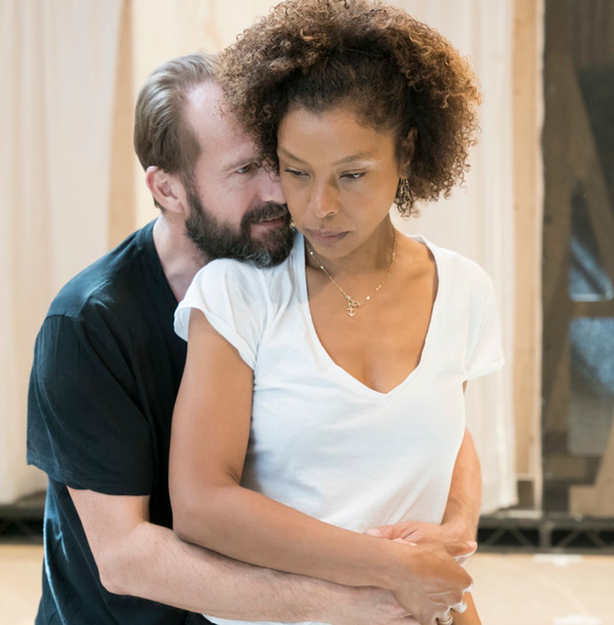 Ralph Fiennes and Sophie Okonedo at 