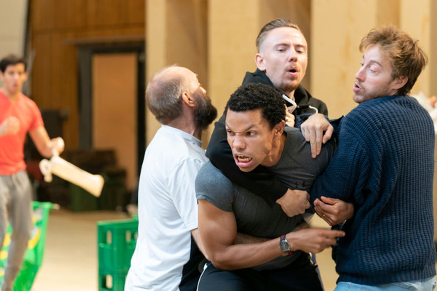 Photo Flash: In Rehearsal with Ralph Fiennes, Sophie Okonedo, and the Cast of ANTONY AND CLEOPATRA Photo Flash: In Rehearsal with Ralph Fiennes, Sophie Okonedo, and the Cast of ANTONY AND CLEOPATRA Image