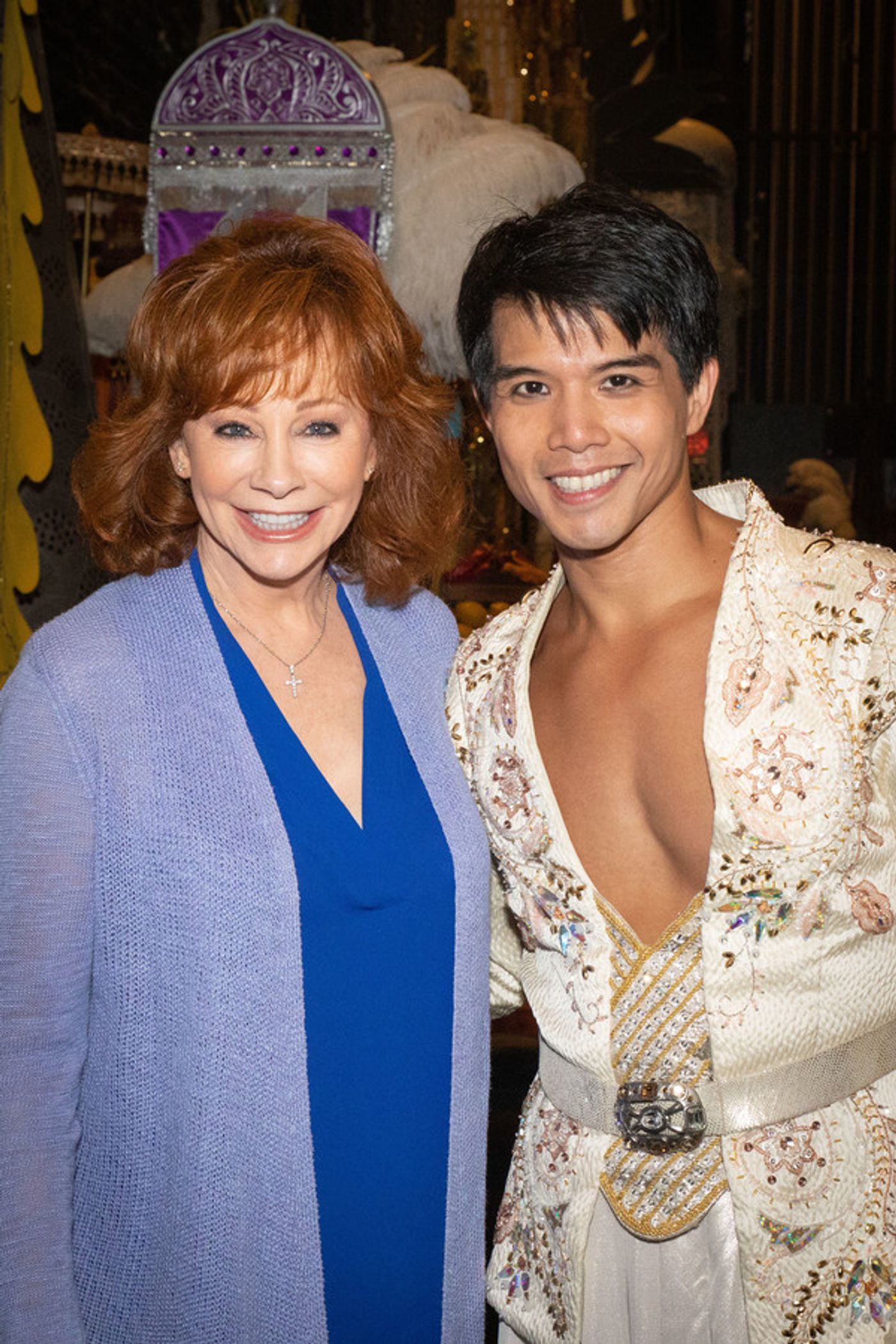 Photo Flash: Reba Catches a Magic Carpet to Visit ALADDIN  Image