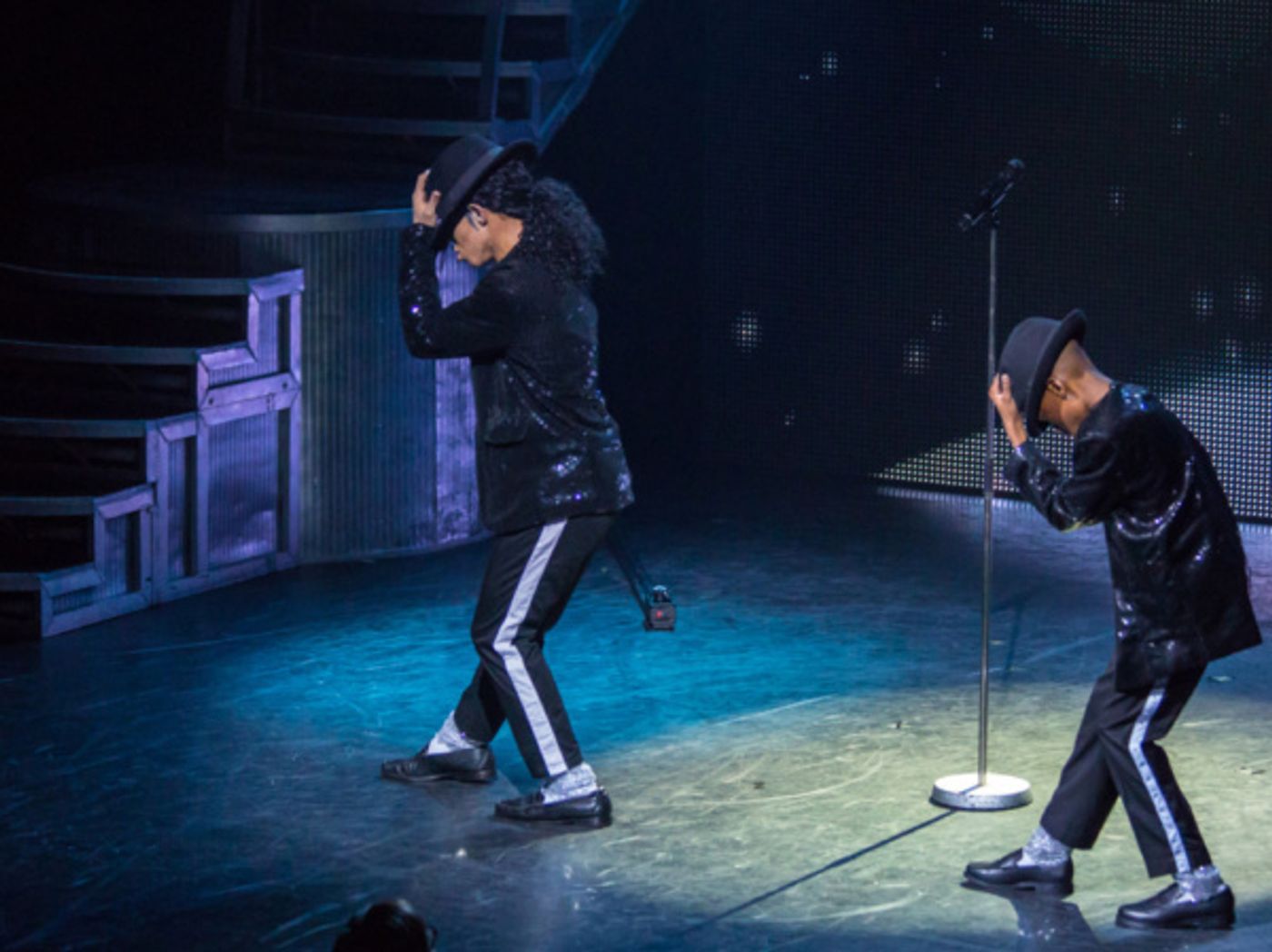 Photo Flash: Kieran Alleyne and Xhanti Mbonzongwana Perform 'Billie Jean' at THRILLER LIVE's 4000th Show Photo Flash: Kieran Alleyne and Xhanti Mbonzongwana Perform 'Billie Jean' at THRILLER LIVE's 4000th Show Image