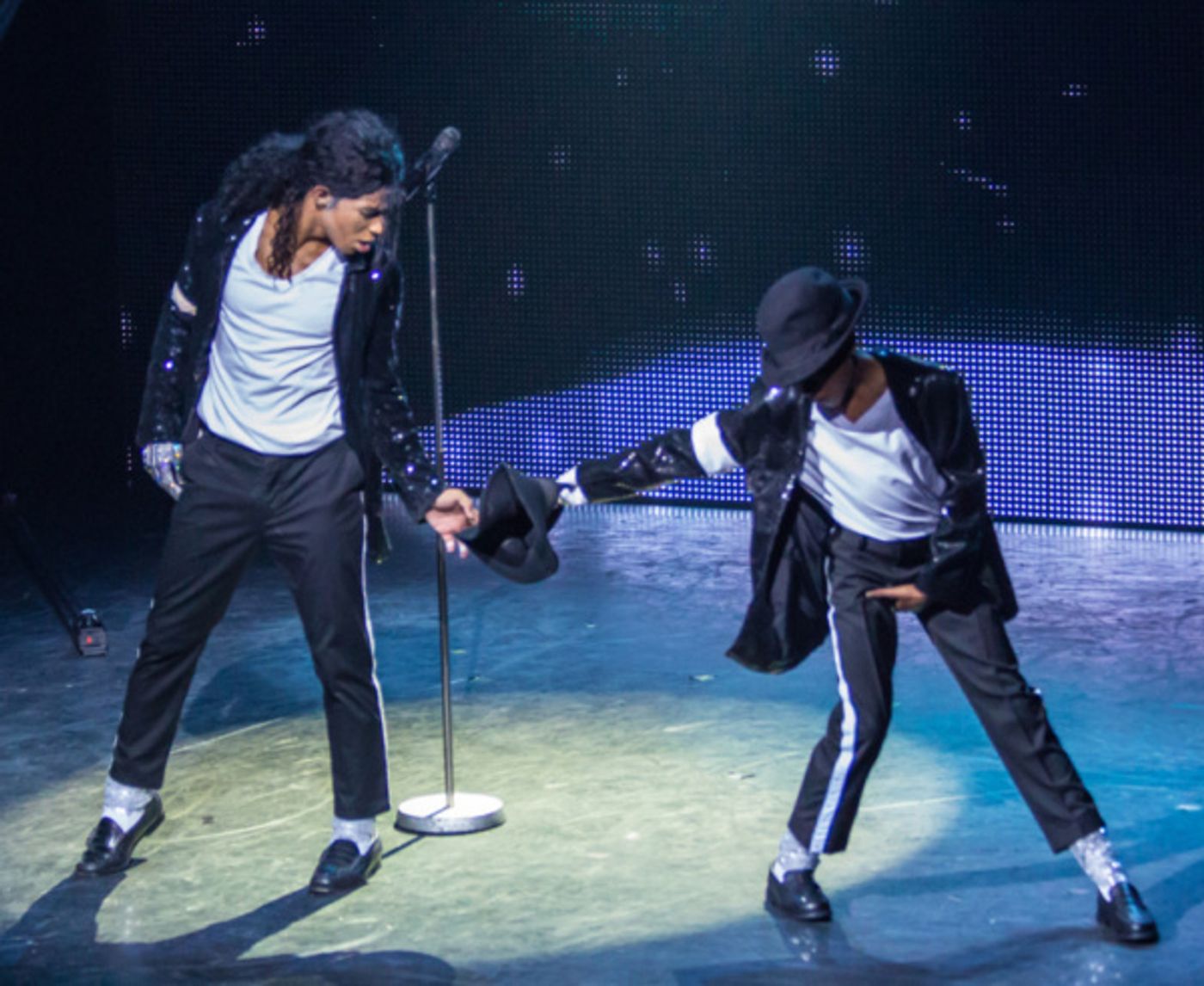 Photo Flash: Kieran Alleyne and Xhanti Mbonzongwana Perform 'Billie Jean' at THRILLER LIVE's 4000th Show Photo Flash: Kieran Alleyne and Xhanti Mbonzongwana Perform 'Billie Jean' at THRILLER LIVE's 4000th Show Image