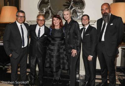 Tony Guerrero, music director, Mark Visher, Kate Flannery, Jane Lynch, Sean McDaniel, Photo