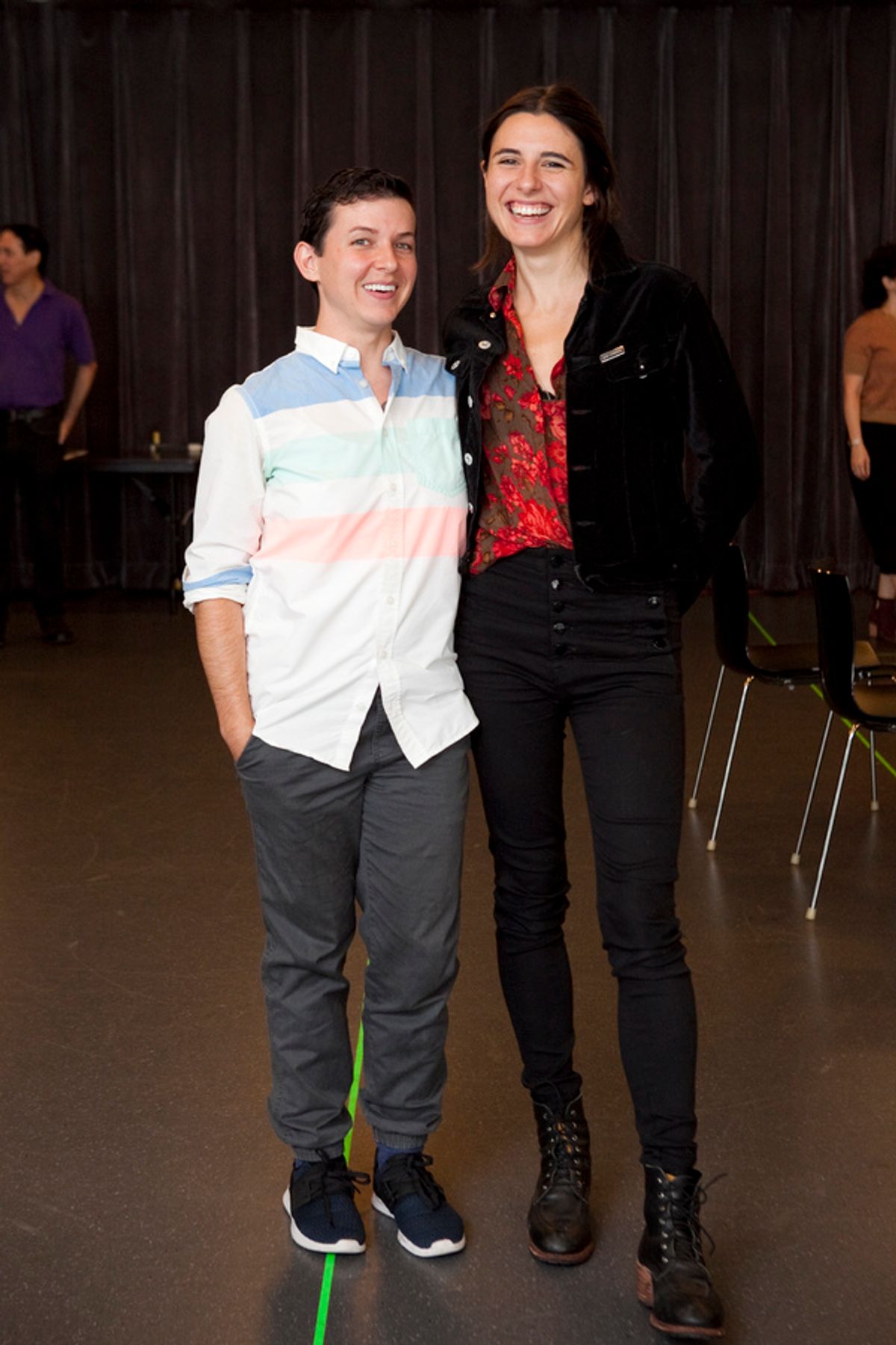 Jax Jackson (Theo) and Marianne RendÃ³n (Cecily) at 