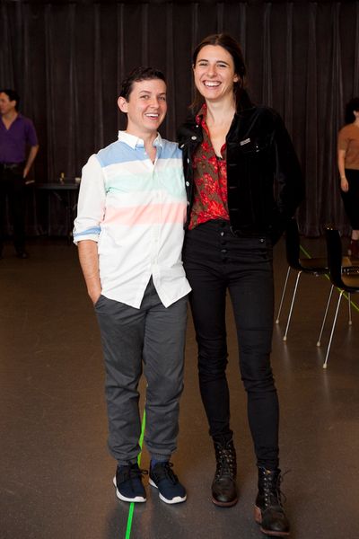 Jax Jackson (Theo) and Marianne RendÃ³n (Cecily) Photo