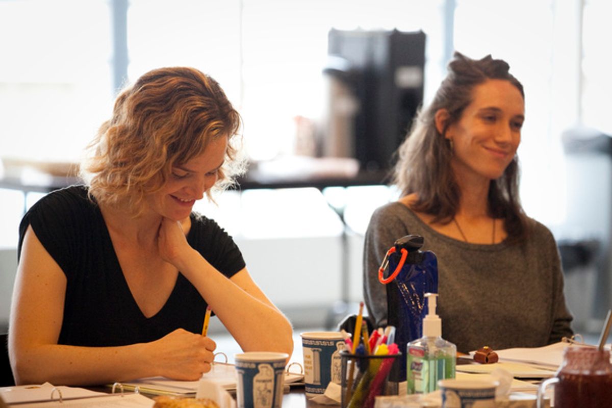 Margot Bordelon (Director) and Miranda Rose Hall (Playwright) at 