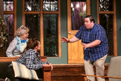 Betty (Jen Aylsworth), Catherine (Caiti Burke) & Charlie (Blake R. York) Photo