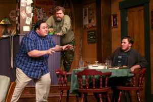 Charlie (Blake R. York), Froggy (Mikel Michener) & Ellard (Charlie Stevens) @ BroadwayWorld Charlie (Blake R. York), Froggy (Mikel Michener) & Ellard (Charlie Stevens) Photo