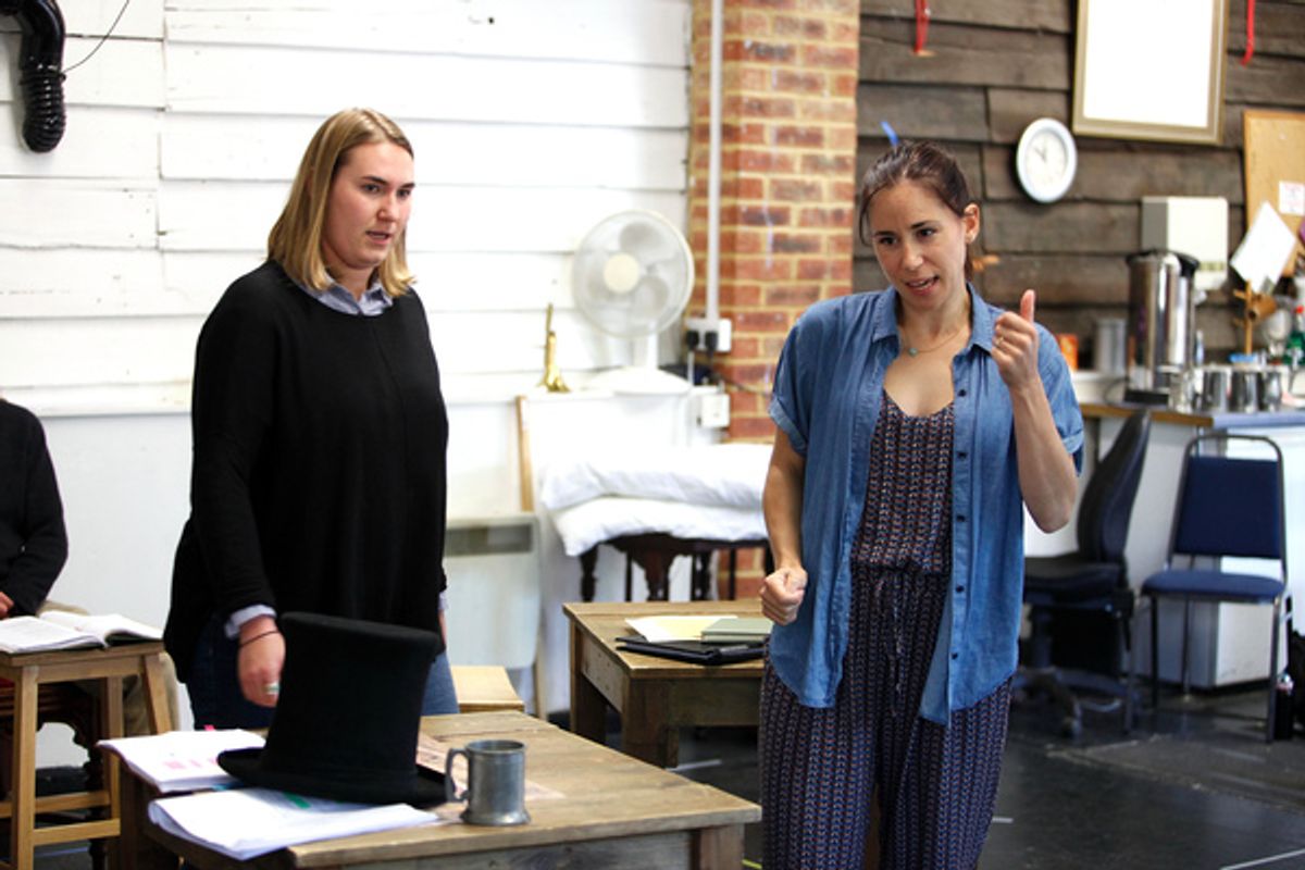 Eva Scott and Emily Holt at 