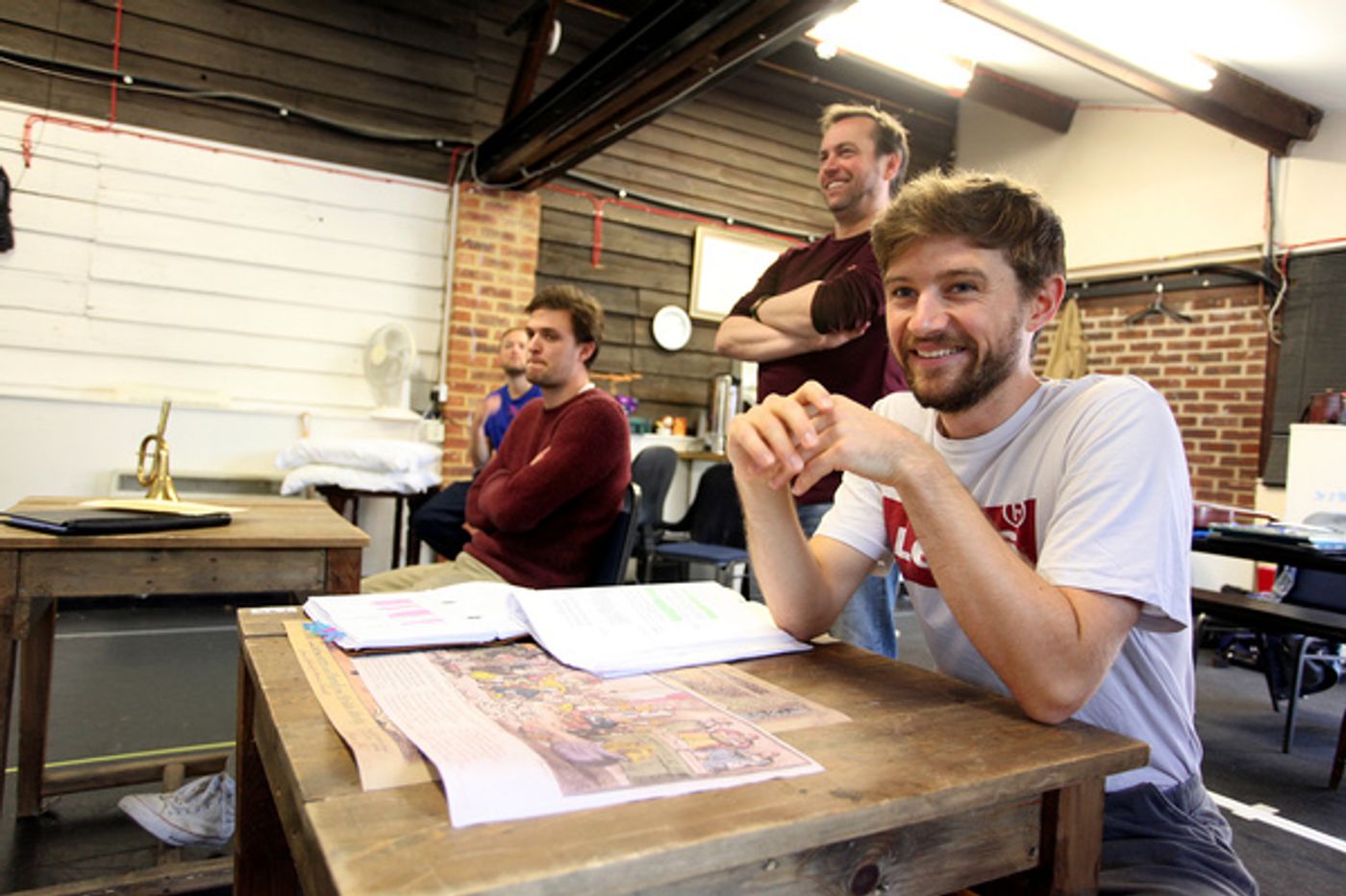 Photo Flash: Inside Rehearsal For TRIAL BY LAUGHTER at the Watermill Theatre  Image