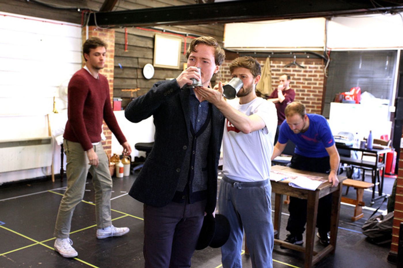 Photo Flash: Inside Rehearsal For TRIAL BY LAUGHTER at the Watermill Theatre  Image