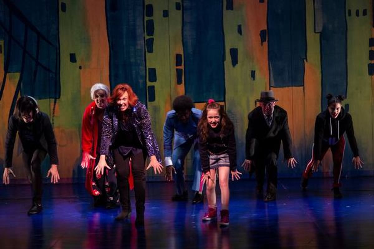 Blake Zolfo, Mary Callanan, Carolee Carmello, Jacobi Hall, Sarah McKinley Austin, Nick Cearley, Jeanine Bruen at 