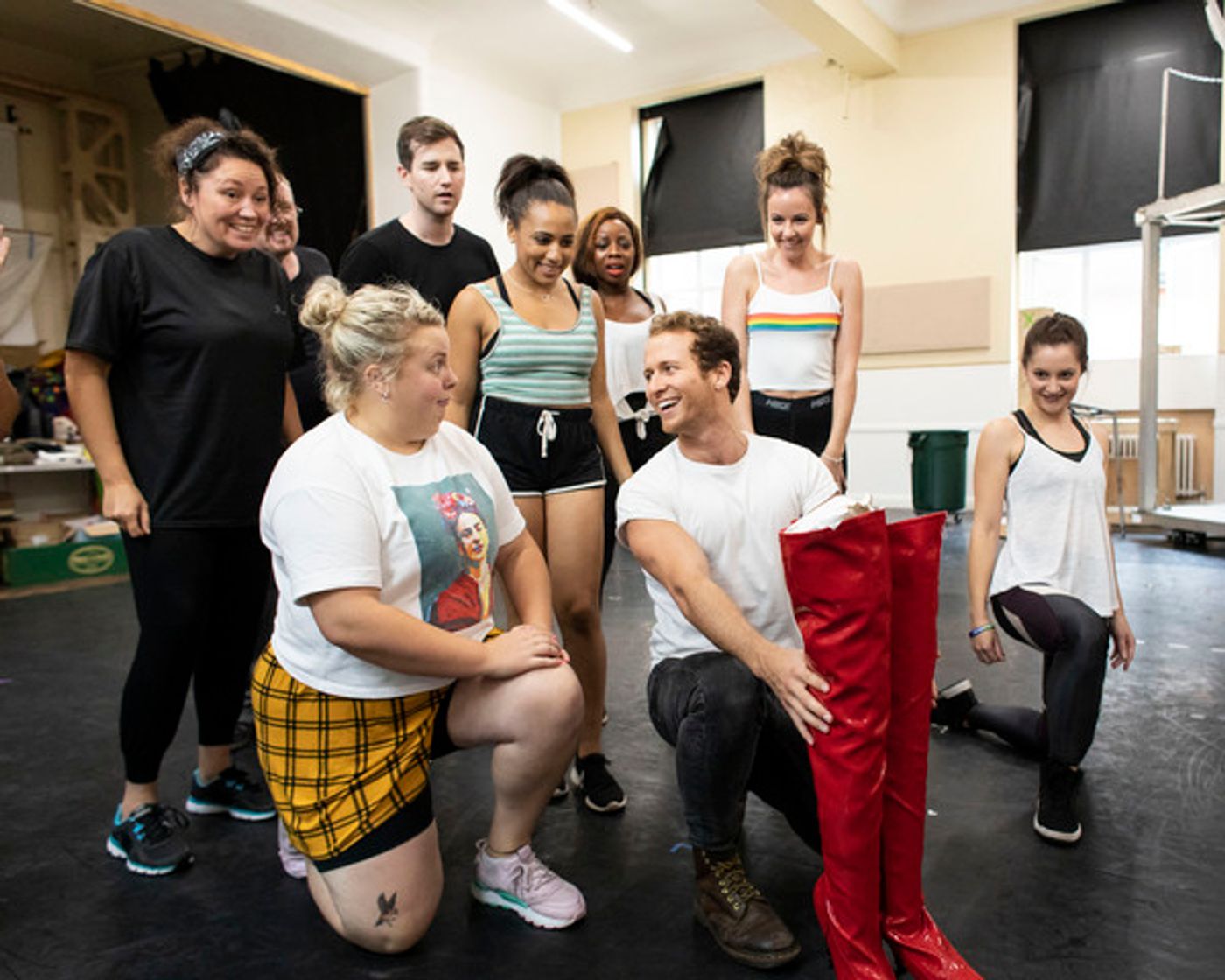 Photo Flash: Go Inside Rehearsal For the UK Tour of KINKY BOOTS Photo Flash: Go Inside Rehearsal For the UK Tour of KINKY BOOTS Image