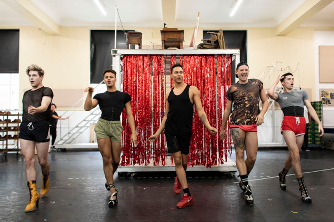 Photo Flash: Go Inside Rehearsal For the UK Tour of KINKY BOOTS  Image