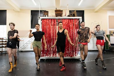 Connor Collins, Chileshe Mondelle, Callum Francis, John Dempsey, and Damon Gould Photo