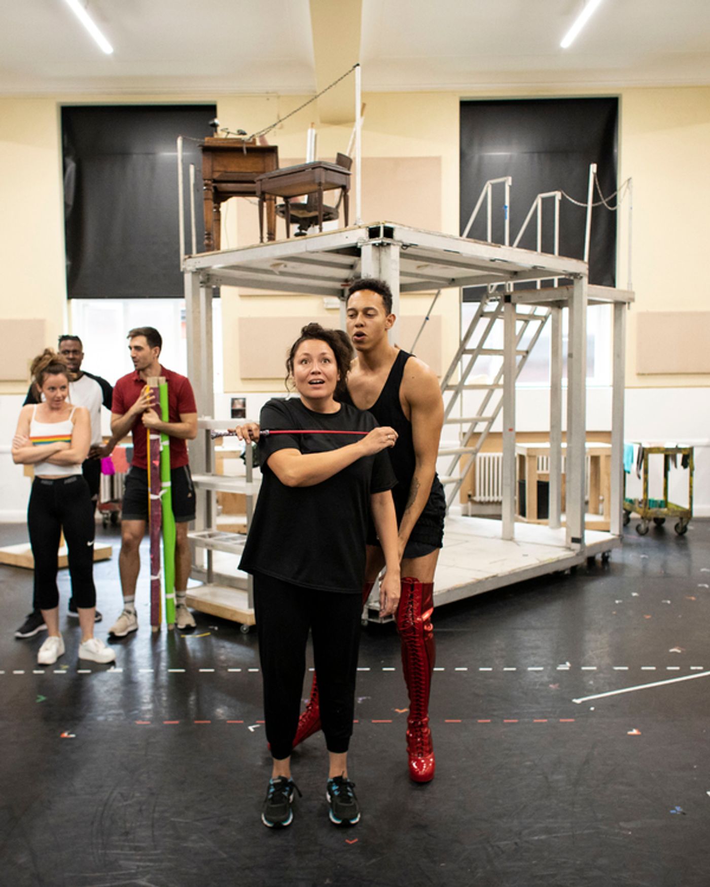 Photo Flash: Go Inside Rehearsal For the UK Tour of KINKY BOOTS  Image