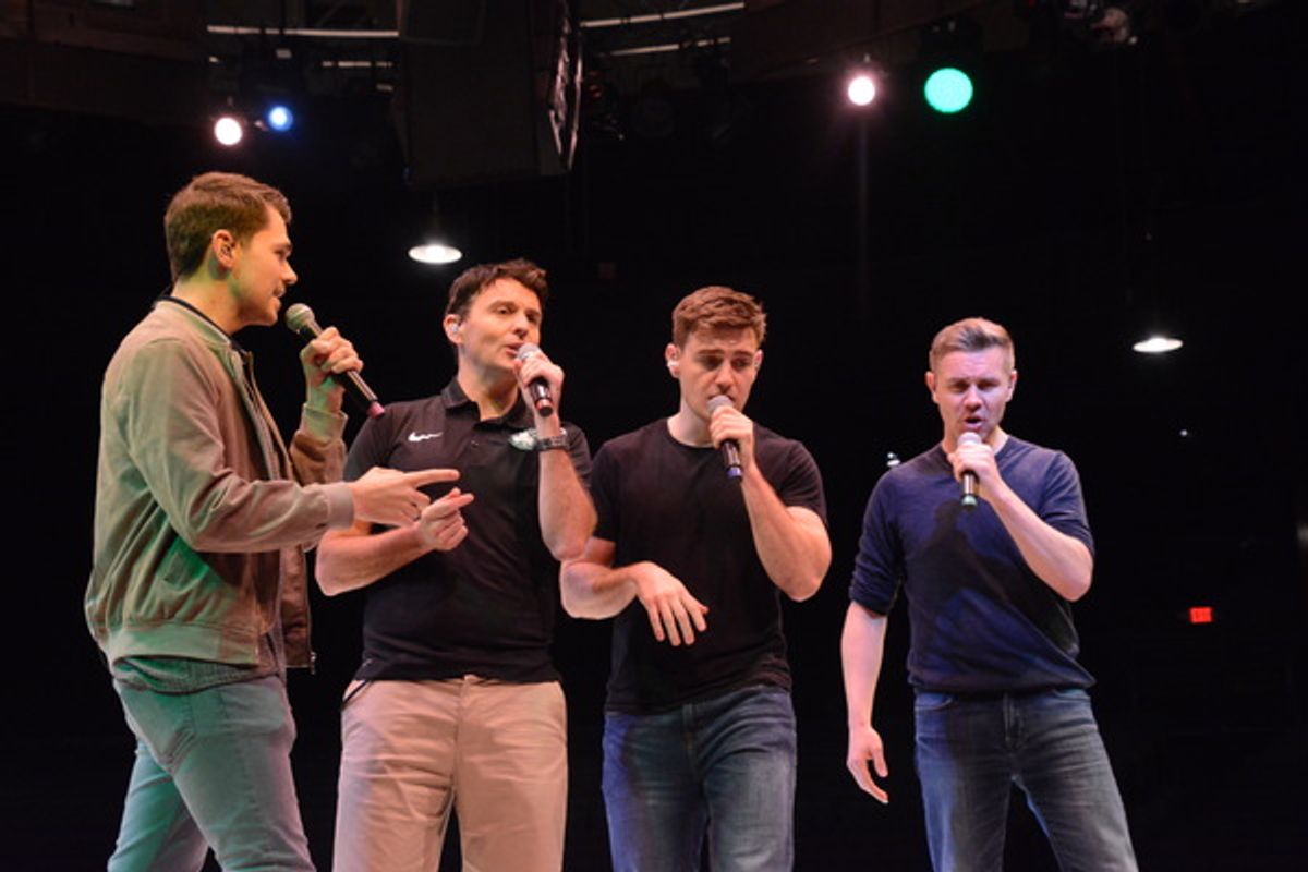 Damian McGinty, Ryan Kelly, Emmet Cahill and Neil Byrne at 