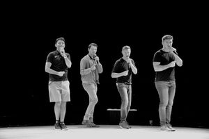 Ryan Kelly, Damian McGinty, Neil Byrne and Emmet Cahill @ BroadwayWorld Ryan Kelly, Damian McGinty, Neil Byrne and Emmet Cahill Photo