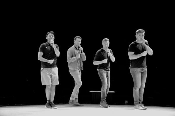 Ryan Kelly, Damian McGinty, Neil Byrne and Emmet Cahill Photo