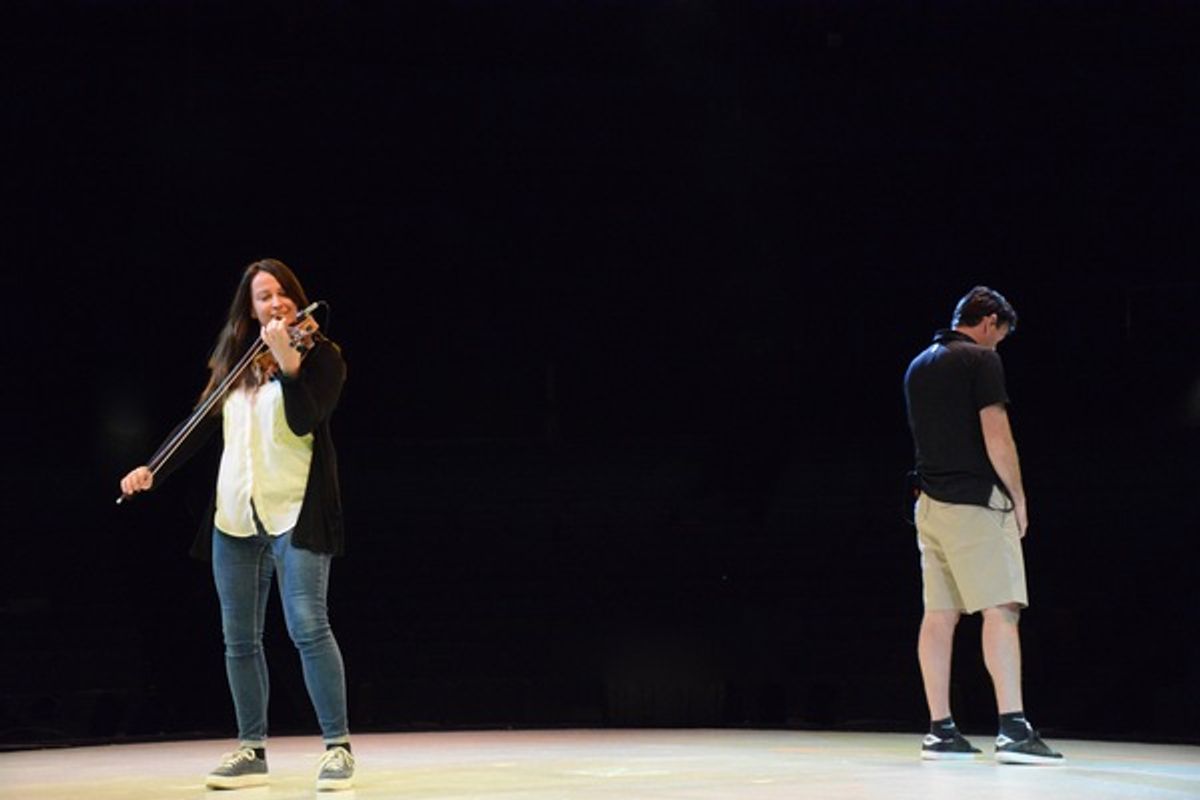 Nicole Hudson and Ryan Kelly at 