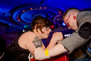 Stone Cold Jane Austen vs. Sir Elton Brawn Photo