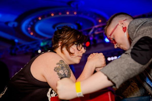 Stone Cold Jane Austen vs. Sir Elton Brawn Photo